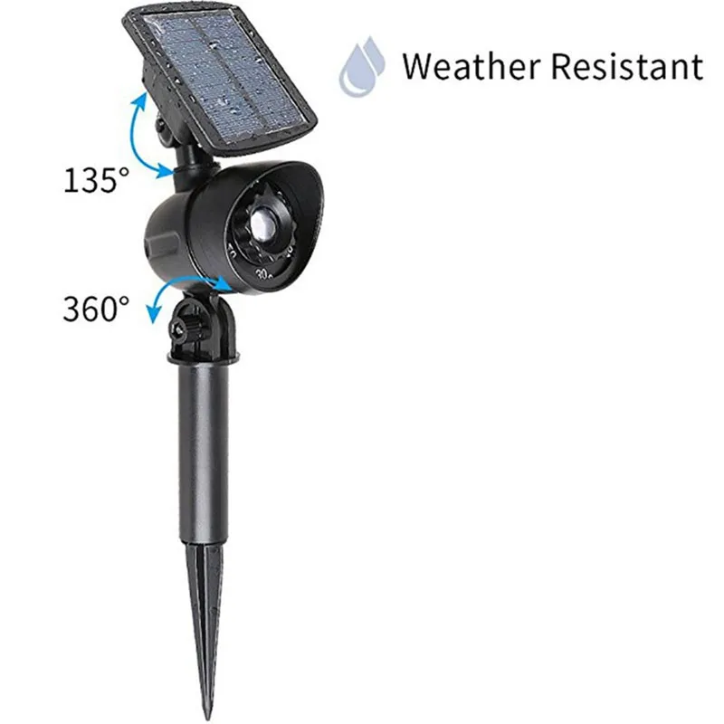 CLAITE 2pcs/lot Solar Spotlight Adjustable Solar Powered Lamp Outdoor Waterproof Adjustable Spot Light Landscape Wall Light
CLAITE 2pcs/lot Solar Spotlight Adjustable Solar Powered Lamp Outdoor Waterproof Adjustable Spot Light Landscape Wall Light