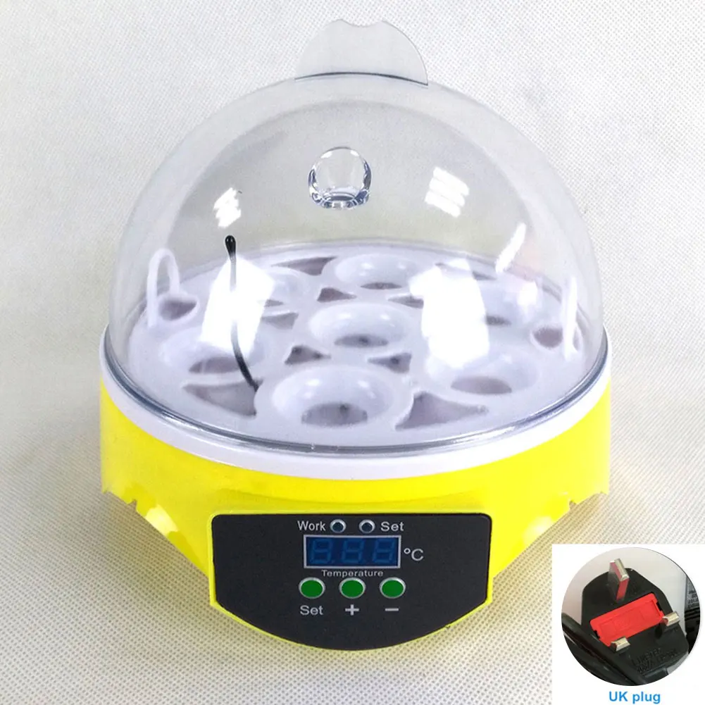 7 Egg Automatic Incubator Poultry Incubator Brooder Digital Temperature Hatchery Egg Incubator Chicken Duck Bird
7 Egg Automatic Incubator Poultry Incubator Brooder Digital Temperature Hatchery Egg Incubator Chicken Duck Bird