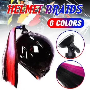 1Pc/2Pc 30cm Motorcycle Bike Gradient Helmet Sucker Removable Braid Pigtail Ponytail Straight Hair Mix Color Dirt Ski Street
1Pc/2Pc 30cm Motorcycle Bike Gradient Helmet Sucker Removable Braid Pigtail Ponytail Straight Hair Mix Color Dirt Ski Street