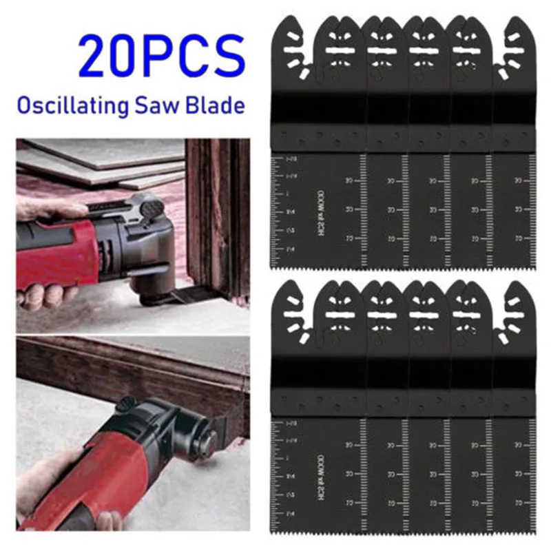 20PCS 34mm Universal Carbon Steel Multi Tool DIY Oscillating Saw Blade Cutters Z
20PCS 34mm Universal Carbon Steel Multi Tool DIY Oscillating Saw Blade Cutters Z
