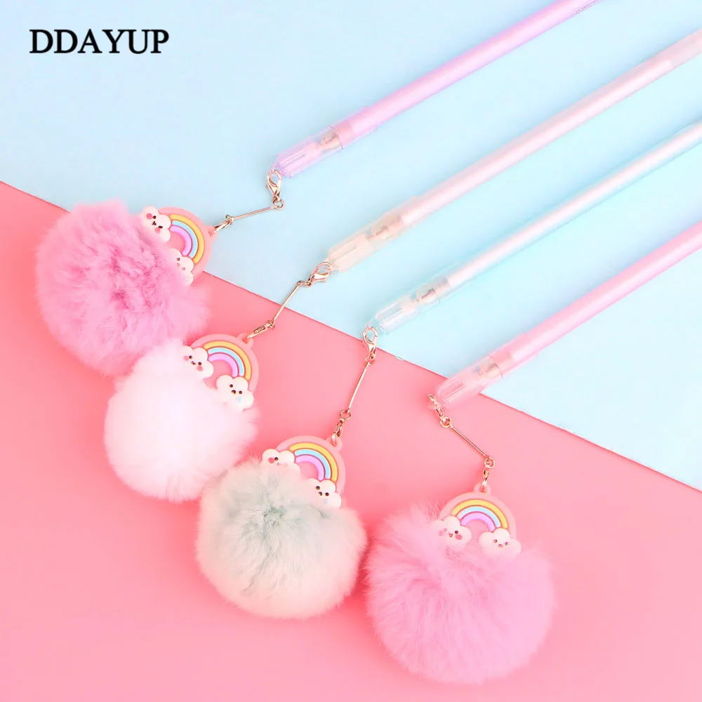 1Pcs Cute Rainbow Cloud Ball Plush Pendant Gel Pen Ink Pen Promotional Gift Stationery School & Office Supply
1Pcs Cute Rainbow Cloud Ball Plush Pendant Gel Pen Ink Pen Promotional Gift Stationery School & Office Supply