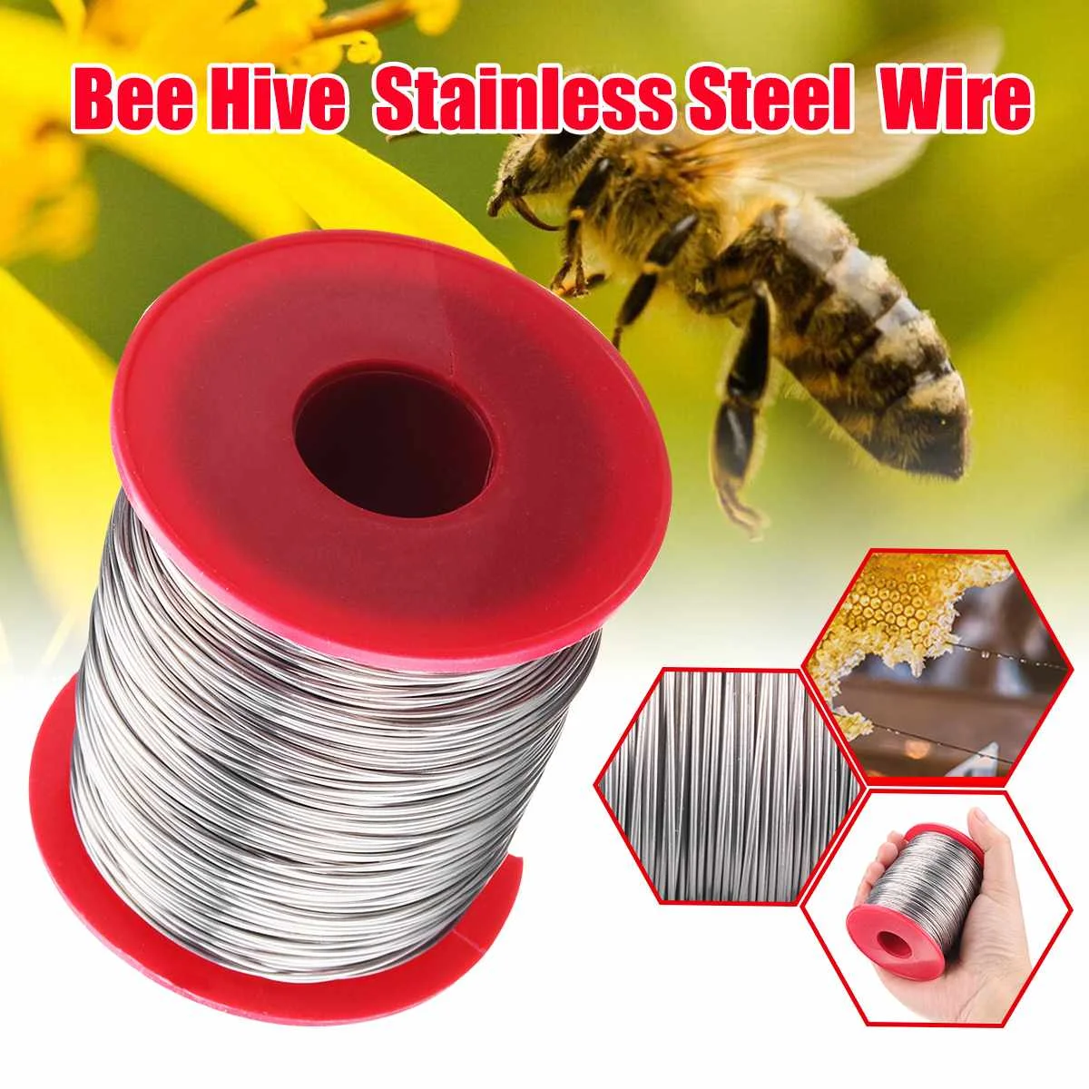 0.5mm 500G Stainless Steel Wire for Hive Frames Beekeeping Tool Bee Hive Frame Foundation Wire
0.5mm 500G Stainless Steel Wire for Hive Frames Beekeeping Tool Bee Hive Frame Foundation Wire