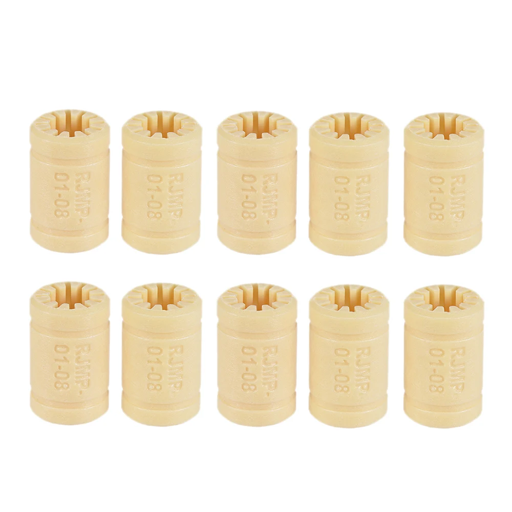 LM8UU 3D Printer Solid Polymer Bearing 8mm Shaft RJMP-01-08 Plastic Linear Bearings Bushing for RepRap Mendel
LM8UU 3D Printer Solid Polymer Bearing 8mm Shaft RJMP-01-08 Plastic Linear Bearings Bushing for RepRap Mendel
