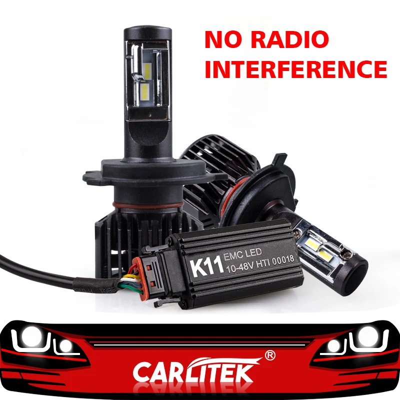 CARLitek H4 Led Car Headlight with EMC No Radio Interference 9003 HB2 Hi Lo Beam Spot CSP 6500K 16000LM Mini Size Led Auto Bulbs
CARLitek H4 Led Car Headlight with EMC No Radio Interference 9003 HB2 Hi Lo Beam Spot CSP 6500K 16000LM Mini Size Led Auto Bulbs