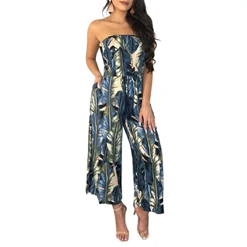 Bohemian Palm Print Jumpsuits&Rompers Off Shoulder Plus Size Women Jumpsuit Summer Beach Sexy Jumpsuit Overalls
Bohemian Palm Print Jumpsuits&Rompers Off Shoulder Plus Size Women Jumpsuit Summer Beach Sexy Jumpsuit Overalls
