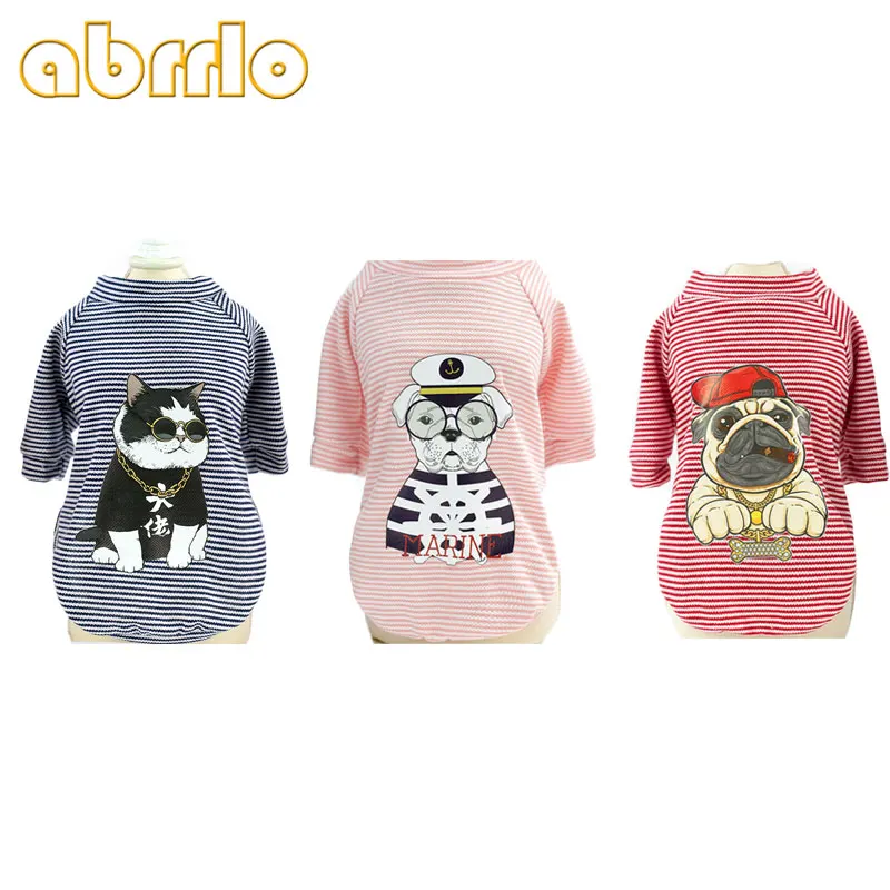 Abrrlo Dog Clothes Summer Striped Funny Printing Dog Hoodies Vest Puppy Clothes For Small Dogs Pug French Bulldog Accessories
Abrrlo Dog Clothes Summer Striped Funny Printing Dog Hoodies Vest Puppy Clothes For Small Dogs Pug French Bulldog Accessories