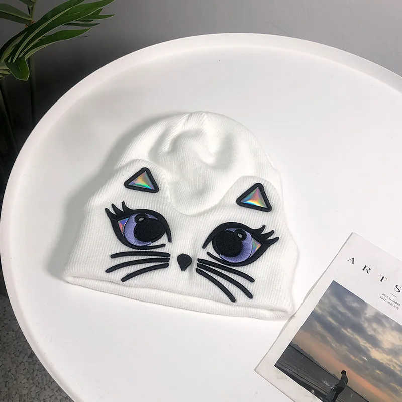 2019 Cute Cat Pattern Women's Hat Headgear For Women Beanies Knitting Cap Men's Braid Hats Erect Middle Finger Winter Warm Gorro
2019 Cute Cat Pattern Women's Hat Headgear For Women Beanies Knitting Cap Men's Braid Hats Erect Middle Finger Winter Warm Gorro