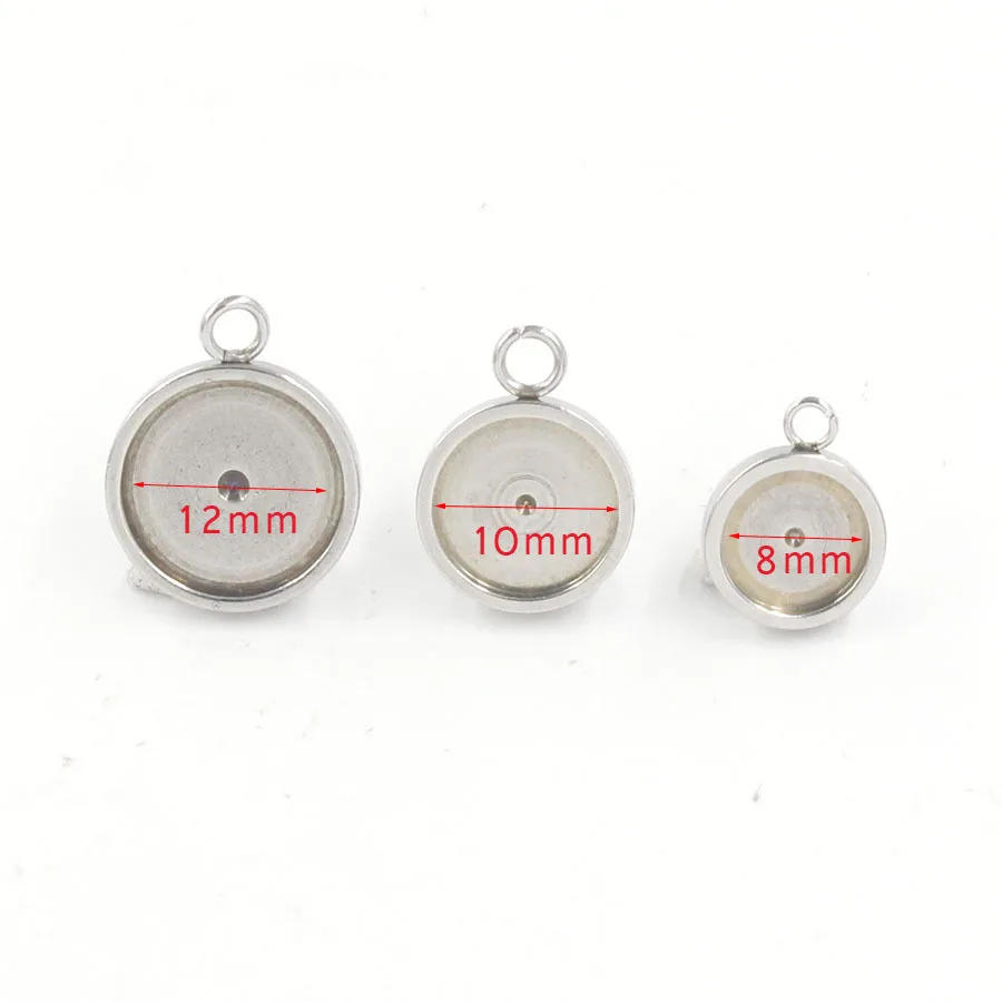 10pc Stainless Steel Fit 8/10/12mm Cameo Cabochon Blank Earring Bezel DIY Stud Earrings Base Setttings Jewelry Making Findings
10pc Stainless Steel Fit 8/10/12mm Cameo Cabochon Blank Earring Bezel DIY Stud Earrings Base Setttings Jewelry Making Findings