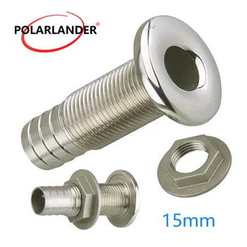 3/8" Silver Stainless Steel Drain Pipe Tube Marine Drain Joint Fitting For Boat Yacht Hose Barb 1.5cm Thru Hull Connector 316
3/8" Silver Stainless Steel Drain Pipe Tube Marine Drain Joint Fitting For Boat Yacht Hose Barb 1.5cm Thru Hull Connector 316