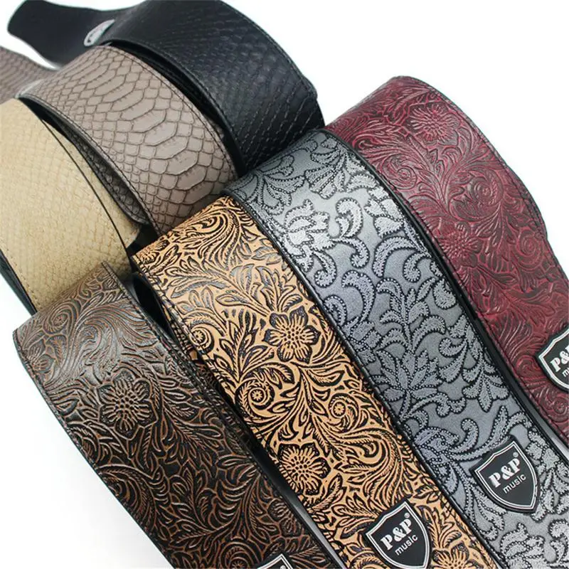 Hot! Guitar Parts Expand Electric Guitar Bracelet Crocodile Skin Snake Embossed PU Leather Acoustic Guitar Bass Belt Strap
Hot! Guitar Parts Expand Electric Guitar Bracelet Crocodile Skin Snake Embossed PU Leather Acoustic Guitar Bass Belt Strap
