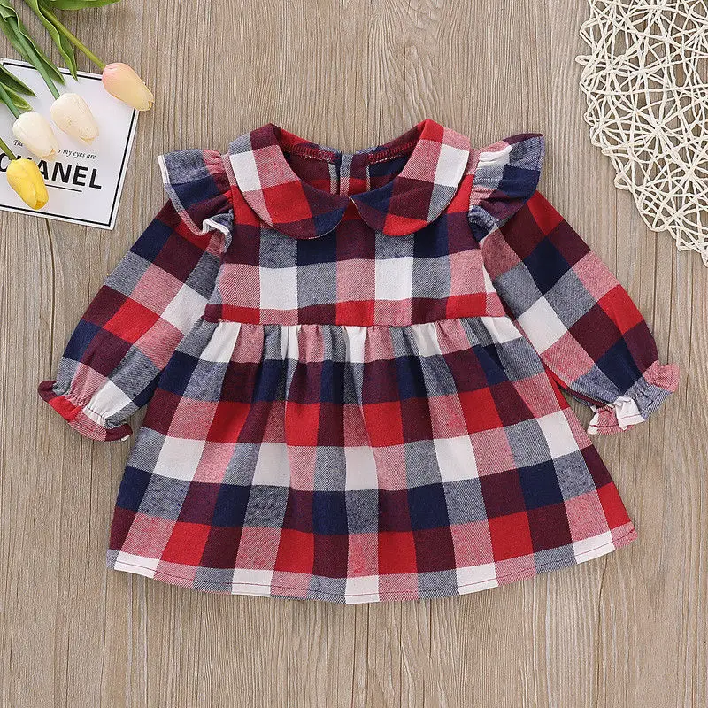 Pudcoco Girl Dress 0-24M US Newborn Baby Girl Dress Long Sleeve Plaid Princess Party Dress Casual Clothes
Pudcoco Girl Dress 0-24M US Newborn Baby Girl Dress Long Sleeve Plaid Princess Party Dress Casual Clothes