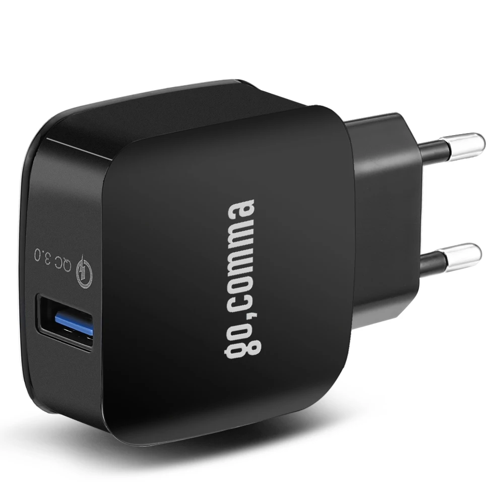 

Gocomma QC 3.0 Travel Great Power Adapter Wall Charger quick charge Adapters 5V 3A / 9V 2A / 12V 1.6A output