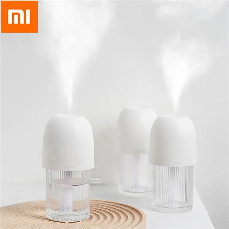 XIAOMI Solove 230ML Portable Air Humidifier LED Night Light USB Diffuser Mini Mute Desktop Purifier Liquid Air Fresheners
XIAOMI Solove 230ML Portable Air Humidifier LED Night Light USB Diffuser Mini Mute Desktop Purifier Liquid Air Fresheners