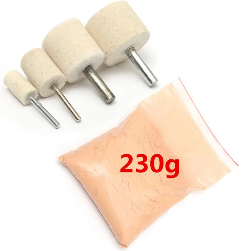 230g Cerium Oxide Powder + 4pcs 1.0cm/1.5cm/2.5cm/3.0cm Wood Polishing Wheel Durable Quality
230g Cerium Oxide Powder + 4pcs 1.0cm/1.5cm/2.5cm/3.0cm Wood Polishing Wheel Durable Quality