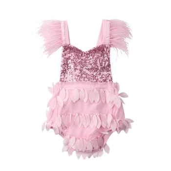 Cute Toddler Kid Baby Girl Sleeveless Sequin feather Tulle Tutu Dress Clothes New Sweet Feather Paillette Bodysuit For Baby Girl
Cute Toddler Kid Baby Girl Sleeveless Sequin feather Tulle Tutu Dress Clothes New Sweet Feather Paillette Bodysuit For Baby Girl