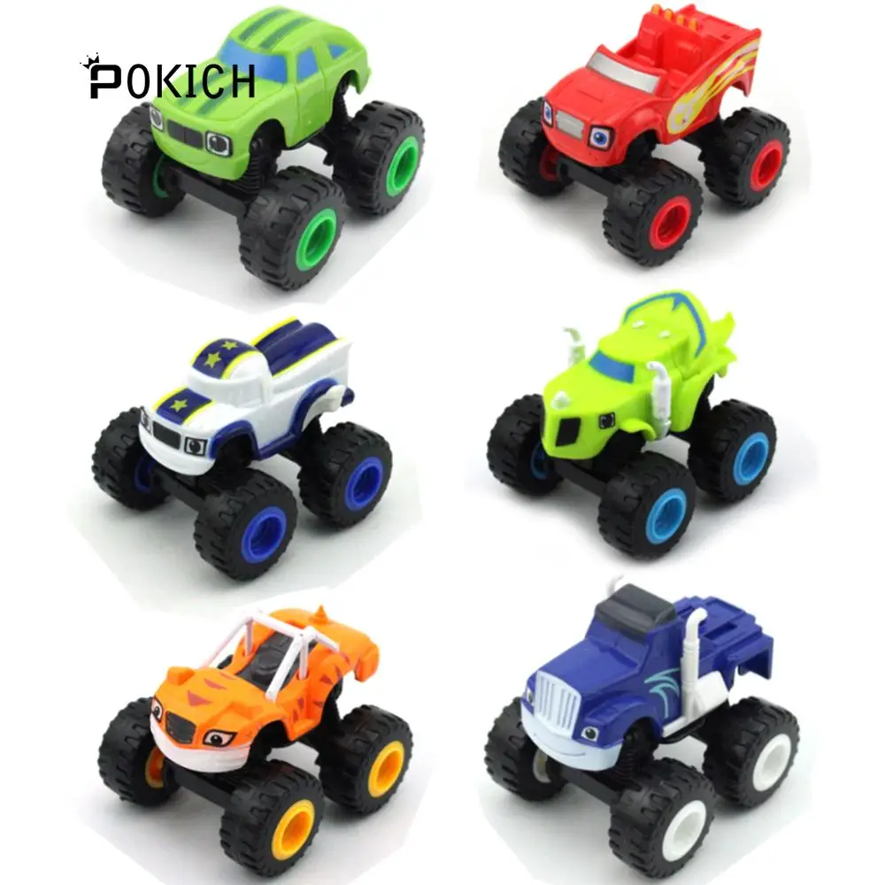 Pokich Toy Car and Monster Machines Super Stunts Blaze Kids Truck Car Coll Gift For Child At Birthday Christmas -C
Pokich Toy Car and Monster Machines Super Stunts Blaze Kids Truck Car Coll Gift For Child At Birthday Christmas -C