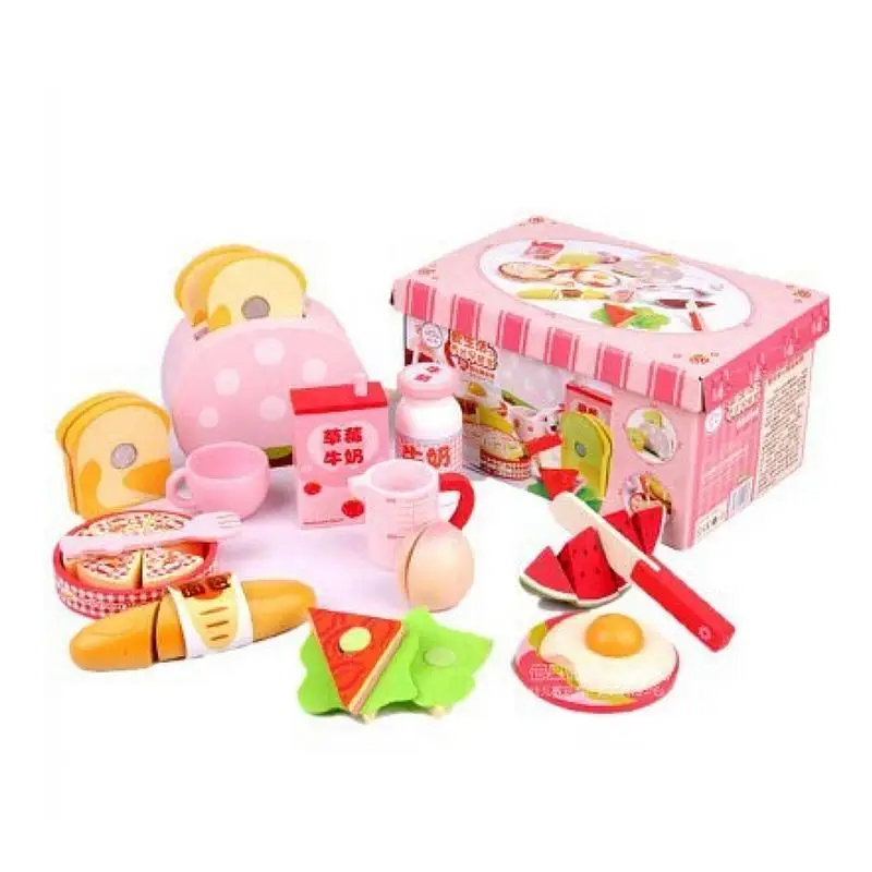 DIY Western Style Breakfast Wooden Pretend Play Kitchen Toys Cutting Fruit Food Education Toys Girls Gift For Children
DIY Western Style Breakfast Wooden Pretend Play Kitchen Toys Cutting Fruit Food Education Toys Girls Gift For Children
