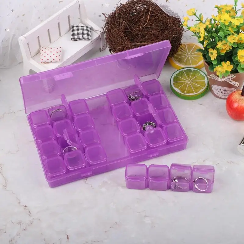28 Grids Storage Boxes For Diamond Painting Accessory Jewelry Box Oraginzer Plastic Box Stitch Tool Casket For Decorations
28 Grids Storage Boxes For Diamond Painting Accessory Jewelry Box Oraginzer Plastic Box Stitch Tool Casket For Decorations