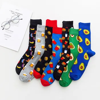 PEONFLY Japanese Harajuku Hot Dog Hamburg Avocado Cute Happy Socks Men Funny Food Kawaii Sokken Creative Casual Cotton Socks
PEONFLY Japanese Harajuku Hot Dog Hamburg Avocado Cute Happy Socks Men Funny Food Kawaii Sokken Creative Casual Cotton Socks