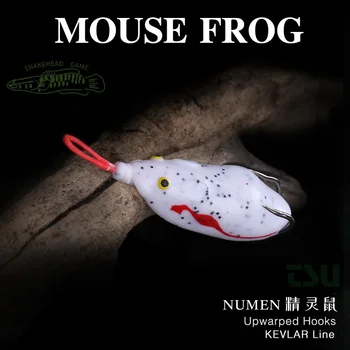 TSURINOYA NEW Mouse Frogs NUMEN 63mm 14g Topwater Plastic Fishing Lures Frog Soft Bait Treble Hooks Snakehead Simulation Tackle
TSURINOYA NEW Mouse Frogs NUMEN 63mm 14g Topwater Plastic Fishing Lures Frog Soft Bait Treble Hooks Snakehead Simulation Tackle