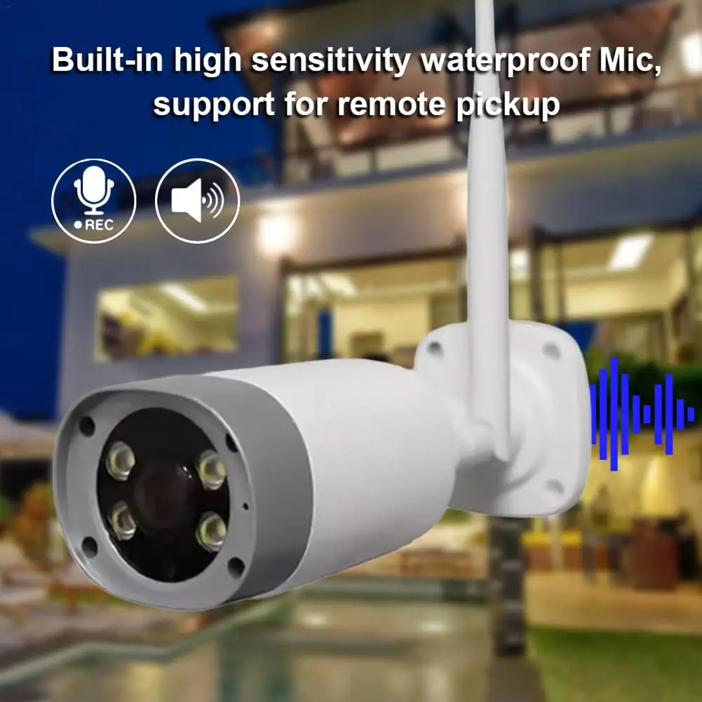 Wireless WiFi Security IP Camera Outdoor Bullet Family HD 1080P Monitoring Infrared Night Vision Two-Way Audio Onvif Motion
Wireless WiFi Security IP Camera Outdoor Bullet Family HD 1080P Monitoring Infrared Night Vision Two-Way Audio Onvif Motion