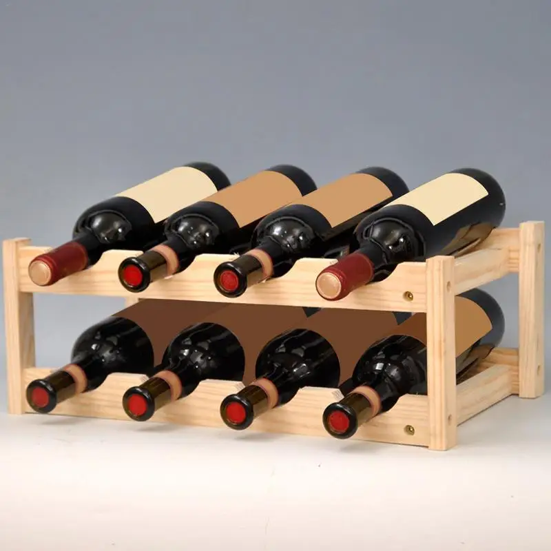 Wooden Wine Bottle Holder Wine Rack Organizer Kitchen Bar Counter Wine Stand Display Shelf 8 grids
Wooden Wine Bottle Holder Wine Rack Organizer Kitchen Bar Counter Wine Stand Display Shelf 8 grids