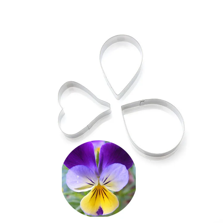 Stainless Steel Viola Tricolor L. Flower Petal Cutter Designer DIY Polymer Clay Tools Seramik Malzemeleri Klei Modelismo
Stainless Steel Viola Tricolor L. Flower Petal Cutter Designer DIY Polymer Clay Tools Seramik Malzemeleri Klei Modelismo