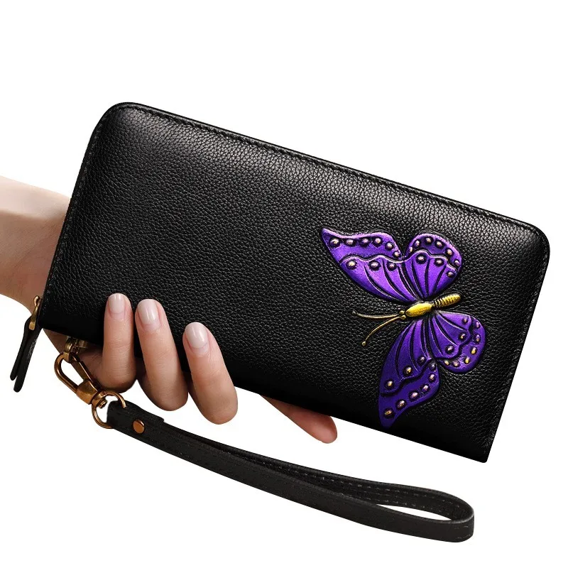Fashion Painted Embossed Genuine Leather Wallets Women Wallet Long Zipper Purse Woman Wallet Card Holder Cell Phone Clutch Femme
Fashion Painted Embossed Genuine Leather Wallets Women Wallet Long Zipper Purse Woman Wallet Card Holder Cell Phone Clutch Femme