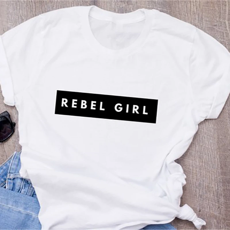 Women Shirts TShirt Plus Size Streetwear T Shirt Gothic Slogan Funny T Shirts Rebel Girl Vintage T-Shirt White Tops Tees XS-3XL
Women Shirts TShirt Plus Size Streetwear T Shirt Gothic Slogan Funny T Shirts Rebel Girl Vintage T-Shirt White Tops Tees XS-3XL
