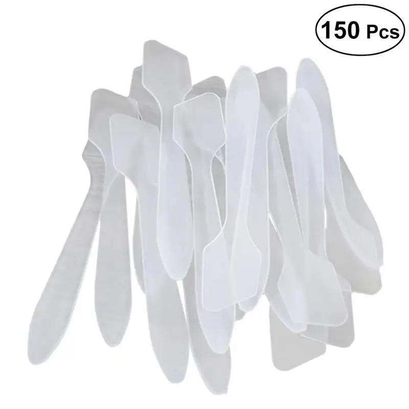 150PCS Plastic Makeup Spatula Cosmetic Scoop Mask Stick Spoon for Mixing and Sampling Facial Mask
150PCS Plastic Makeup Spatula Cosmetic Scoop Mask Stick Spoon for Mixing and Sampling Facial Mask