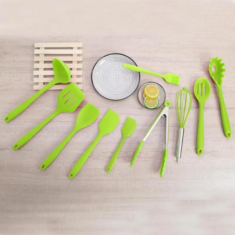 10Pcs/set Kitchen Non-Stick Utensils Kitchenware Silicone Heat Resistant Kitchen Cooking Utensils Baking Tool Cooking Sets
10Pcs/set Kitchen Non-Stick Utensils Kitchenware Silicone Heat Resistant Kitchen Cooking Utensils Baking Tool Cooking Sets