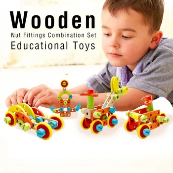 Wooden Toys Fittings Combination Set DIY Vehicle Physical Science Experiments Educational Assembled Car Toys for Children
Wooden Toys Fittings Combination Set DIY Vehicle Physical Science Experiments Educational Assembled Car Toys for Children