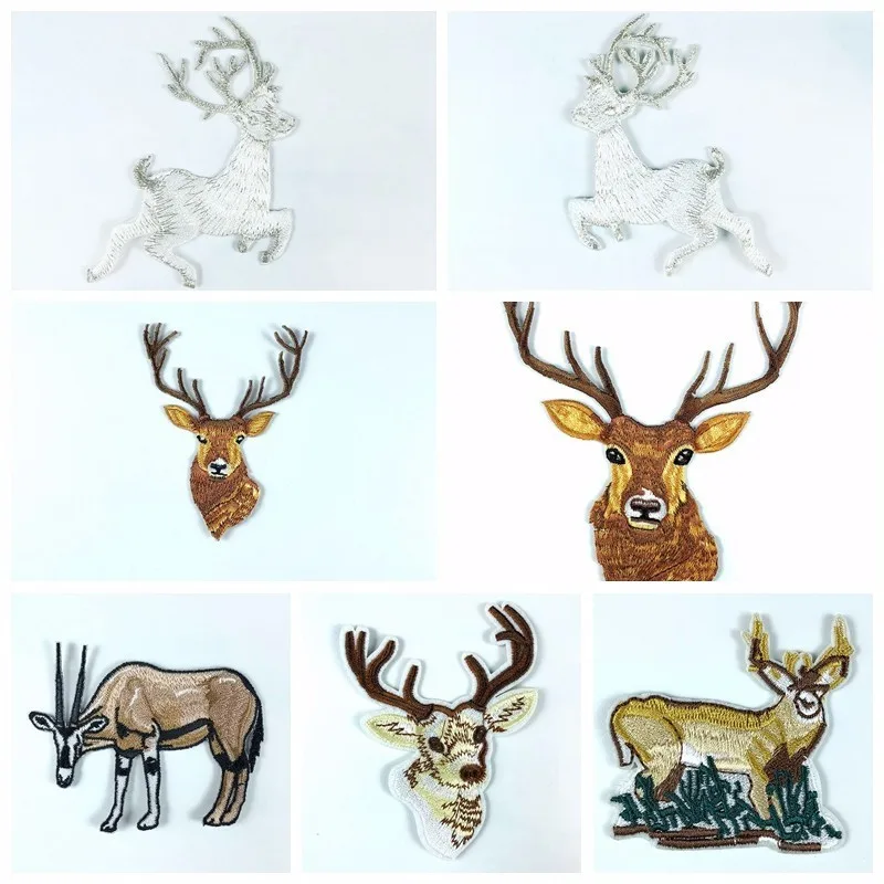 Fine Cartoon Christmas Elk Patches for Kids Clothes Iron on Appliques DIY Stripes Embroidery Deer Stickers Sew on Forest Badges
Fine Cartoon Christmas Elk Patches for Kids Clothes Iron on Appliques DIY Stripes Embroidery Deer Stickers Sew on Forest Badges