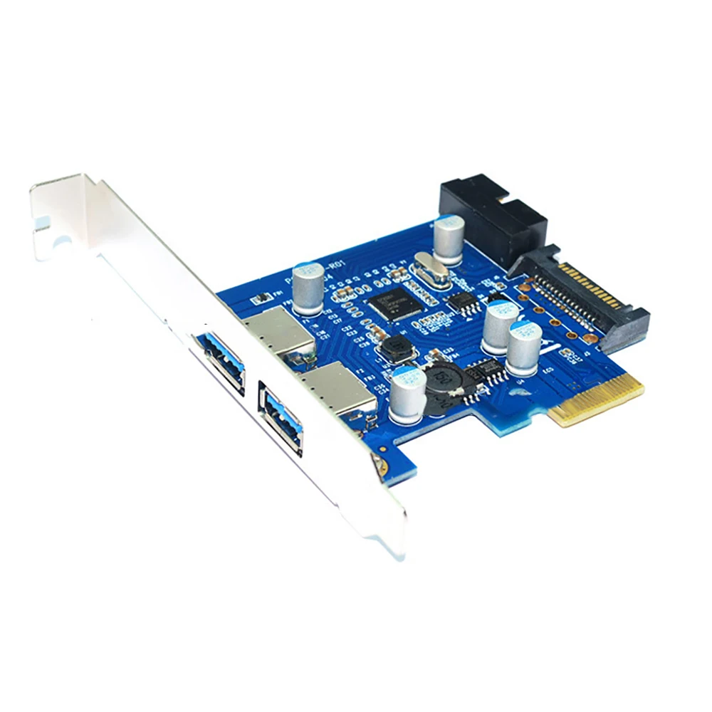 USB3.0 Expansion Card Desktop Riser Card PCI-E Express 2.0 Adapter Cards Front 20PIN/19 Pin NEC 4 Port upD720201 SATA Interface
USB3.0 Expansion Card Desktop Riser Card PCI-E Express 2.0 Adapter Cards Front 20PIN/19 Pin NEC 4 Port upD720201 SATA Interface