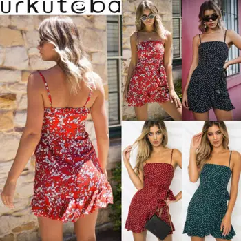 2019 New Summer Women's Holiday Sleeveless Floral Mini Playsuit Beach Slip Dress Sundress
2019 New Summer Women's Holiday Sleeveless Floral Mini Playsuit Beach Slip Dress Sundress