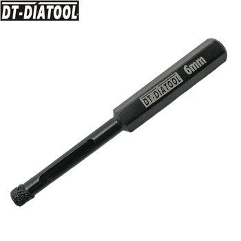 DT-DIATOOL 1pc Dia 6/8/10/12mm Wet Hexagon Shank Diamond Drill Hole Saw Vacuum Brazed Drilling Core Bits For Tile Ceramic
DT-DIATOOL 1pc Dia 6/8/10/12mm Wet Hexagon Shank Diamond Drill Hole Saw Vacuum Brazed Drilling Core Bits For Tile Ceramic