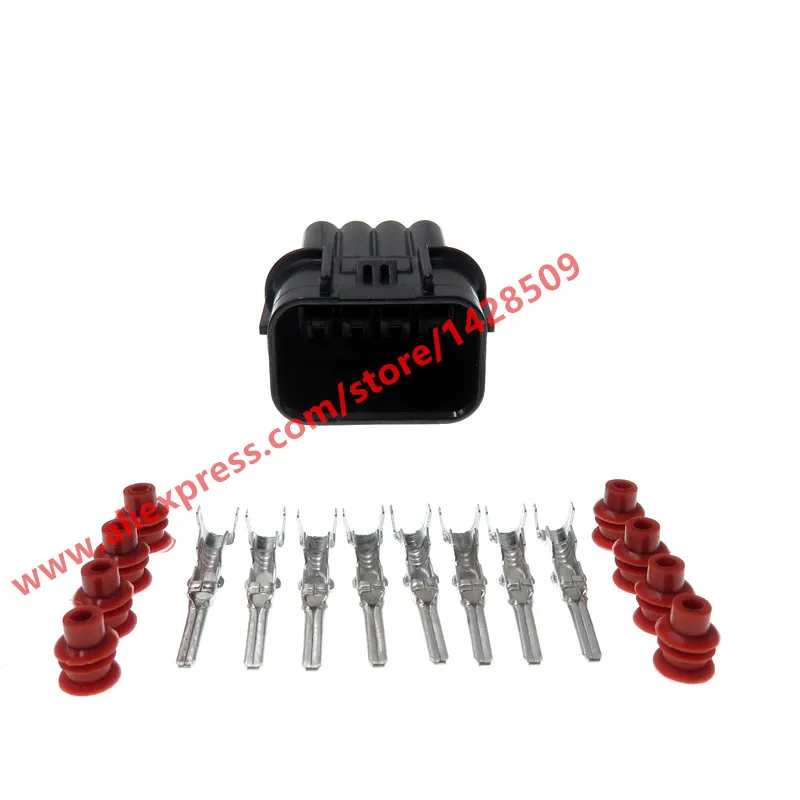 20 Sets 8 Pin LED Headlight Speaker Plug Male Waterproof Connector 6181-6850 For Honda Civic Odyssey XRV VEZEL 
20 Sets 8 Pin LED Headlight Speaker Plug Male Waterproof Connector 6181-6850 For Honda Civic Odyssey XRV VEZEL