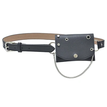 Waist Bag Mini Chain Belt Punk Style Fanny Pack Casual Vintage Club Bag Female Hip Messenger Purse Metal Buckle Skirts Bags
Waist Bag Mini Chain Belt Punk Style Fanny Pack Casual Vintage Club Bag Female Hip Messenger Purse Metal Buckle Skirts Bags