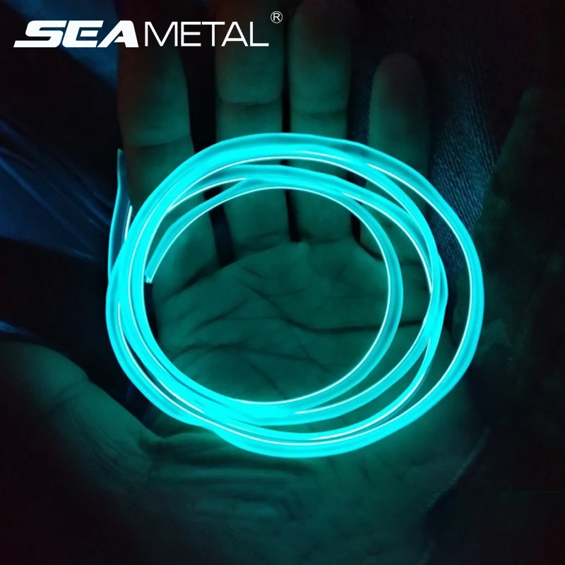 12V LED Car Light Strips Decoration Flexible Strip Neon EL Wire for Auto Interior Atmosphere Lamp Cigarette Lighter
12V LED Car Light Strips Decoration Flexible Strip Neon EL Wire for Auto Interior Atmosphere Lamp Cigarette Lighter