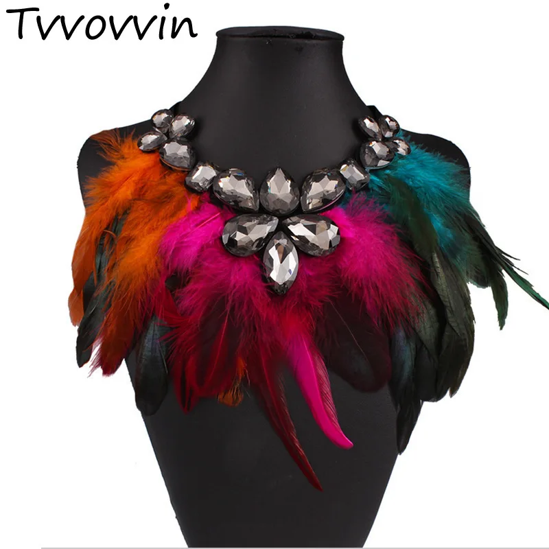 TVVOVVIN Jewelry / 2019 New Personality Multicolor Feather Rhinestone Short Necklace All-match Women's Accessories Q221
TVVOVVIN Jewelry / 2019 New Personality Multicolor Feather Rhinestone Short Necklace All-match Women's Accessories Q221