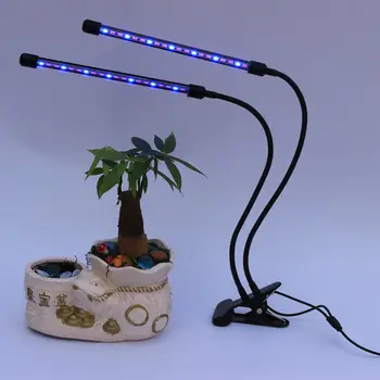 2018 UPGRADED 18W Dual Head Timing LED Grow Lamp 40 LED Chips with Red/Blue Spectrum for Indoor Plants Adjustable Gooseneck
2018 UPGRADED 18W Dual Head Timing LED Grow Lamp 40 LED Chips with Red/Blue Spectrum for Indoor Plants Adjustable Gooseneck
