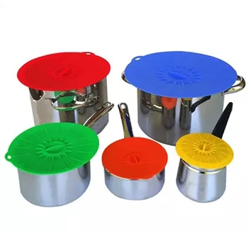 5pcs Universal Silicone Stretch Lids Food Wrap Bowl Pot Lid Silicone Cover Pan Cooking Kitchen Accessories
5pcs Universal Silicone Stretch Lids Food Wrap Bowl Pot Lid Silicone Cover Pan Cooking Kitchen Accessories