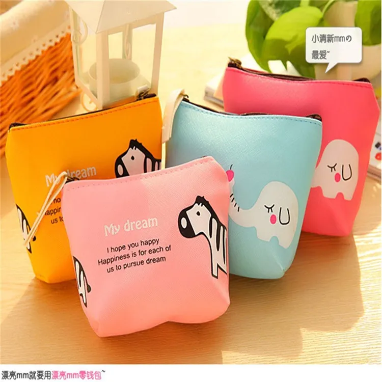 Cute Animal Creative Simple nan nv Students Print Coin Purse Cartoon Animal Coins Pack
Cute Animal Creative Simple nan nv Students Print Coin Purse Cartoon Animal Coins Pack