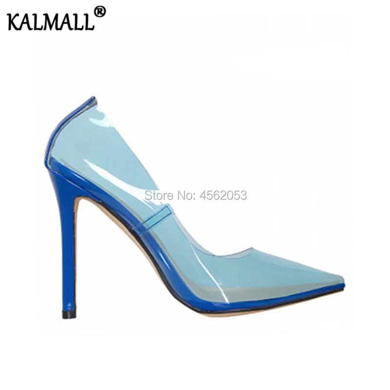KALMALL Blue Pink Nude Perspex PVC Pointed Toe Party Dress Office Ladies Shoes Slip On Pumps Sexy Clear Transparent High Heels
KALMALL Blue Pink Nude Perspex PVC Pointed Toe Party Dress Office Ladies Shoes Slip On Pumps Sexy Clear Transparent High Heels