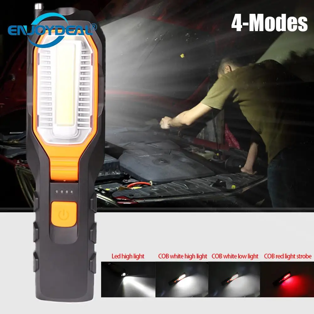 2PC COB LED Super Bright Work light USB Rechargeable Flexible Magnetic Inspection Lamp Working Lamp Light Torch Camping Tent
2PC COB LED Super Bright Work light USB Rechargeable Flexible Magnetic Inspection Lamp Working Lamp Light Torch Camping Tent