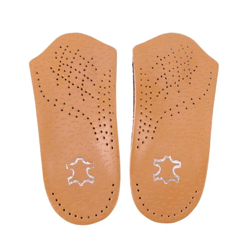 1Pair Unisex Women Men Invisible Leather Orthotics Half Insoles Flat Foot Arch Support Sports Shoe Pad Foot Care
1Pair Unisex Women Men Invisible Leather Orthotics Half Insoles Flat Foot Arch Support Sports Shoe Pad Foot Care