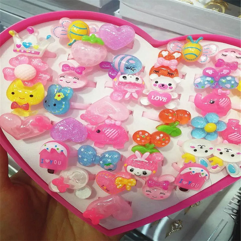 36 Pieces Cute Children Rings For Girls Adjustable Children Love Gift Box Multi-style Ring For Children Jewelry Pink Cartoon Rin
36 Pieces Cute Children Rings For Girls Adjustable Children Love Gift Box Multi-style Ring For Children Jewelry Pink Cartoon Rin