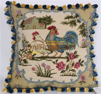 Needlepoint Cushion Application Square Sofa Chair Decor Needlepoint Fabric Cover Cushion Aubussion Square Cushion Cover
Needlepoint Cushion Application Square Sofa Chair Decor Needlepoint Fabric Cover Cushion Aubussion Square Cushion Cover