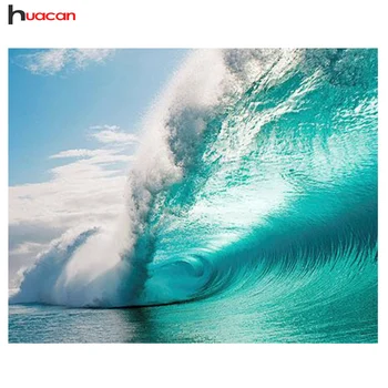 Huacan 5D DIY Diamond Painting Cross Stitch Sea Waves Scenery Home Decor Rhinestone Mosaic Diamond Embroidery Full Kit
Huacan 5D DIY Diamond Painting Cross Stitch Sea Waves Scenery Home Decor Rhinestone Mosaic Diamond Embroidery Full Kit
