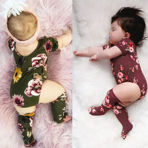 PUDCOCO Fashion Baby Girls Floral Short Sleeve Casual Bodysuit+Stocking Babygrows Outfit Sunsuit
PUDCOCO Fashion Baby Girls Floral Short Sleeve Casual Bodysuit+Stocking Babygrows Outfit Sunsuit